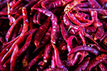Close up fresh red chilli pepper. chilli fior nature background and wallpaper. can be use to background, wallpaper, card, template.spicy herbs and ingredientts