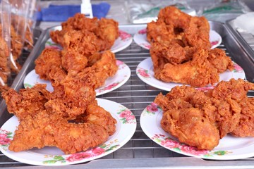 Fried chicken at street food
