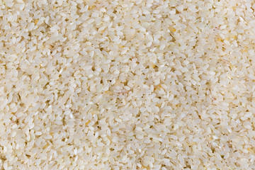 Uncooked white rice background