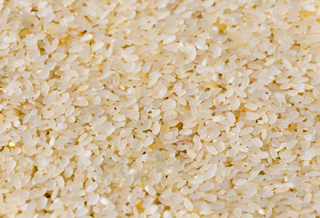 Uncooked white rice background