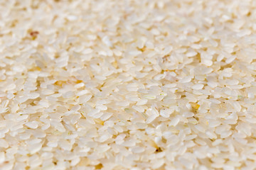 Uncooked white rice background