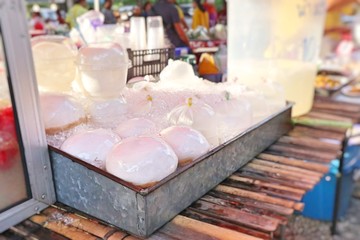 Coconut at street food