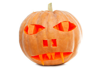 Halloween Pumpkin isolated on white background