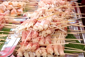 Bacon roll with mushroom