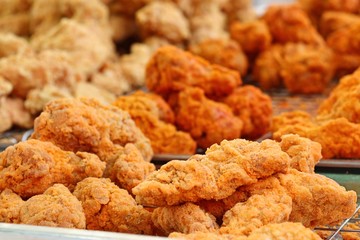 Fried chicken at street food