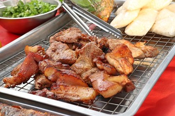 pork roast on street food