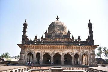 Obraz premium Ibrahim Rauza Tomb, Bijapur, Karnataka, India