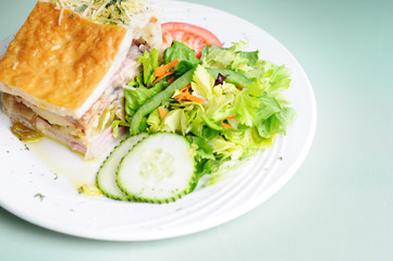 Fresh Deli Pie With Side Salad