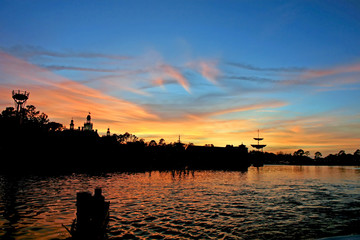 Fototapeta premium Lake Sunset