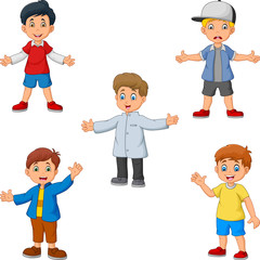 Cartoon boys collection set