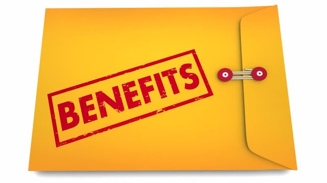 Benefits Perks Sign Up Registration Information Envelope 3d Animation