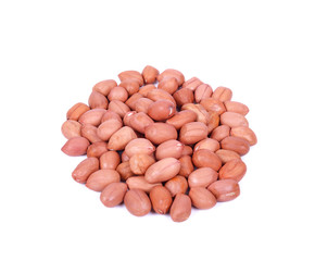 peanuts isolated on white background