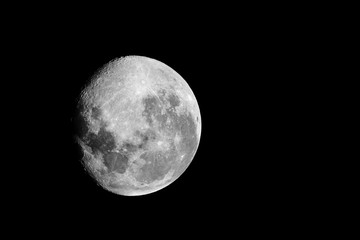 Moon detail as background