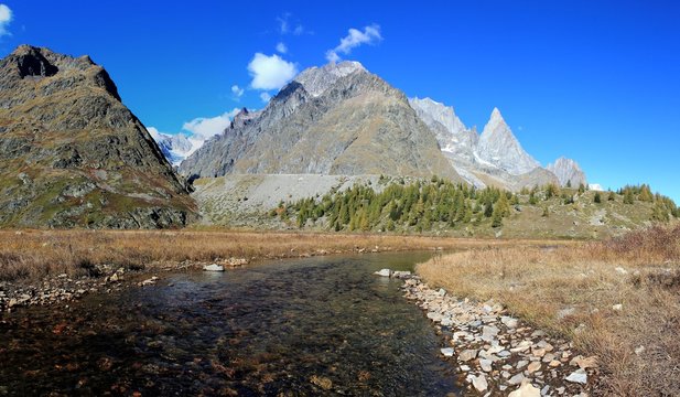 mont Blanc, versant italien