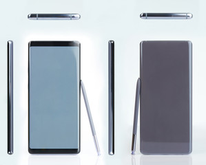 Smartphone with pen