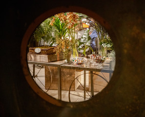 Bright colorful birthday cake with pistachio