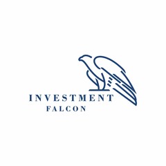 Investment falcon bird opportunity graphic design logo vector symbol