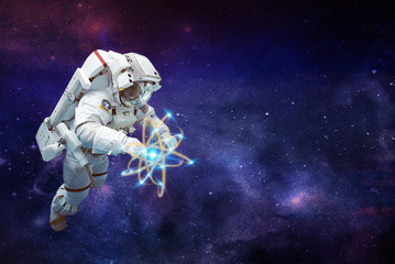 spaceman with the mission of studying cosmic intelligence.elements of this image furnished by NASA © red150770