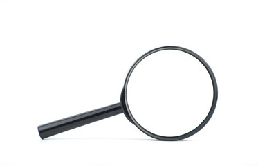 magnifying glass isolated on white background