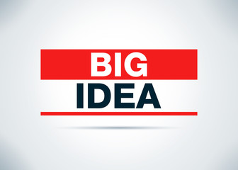 Big Idea Abstract Flat Background Design Illustration