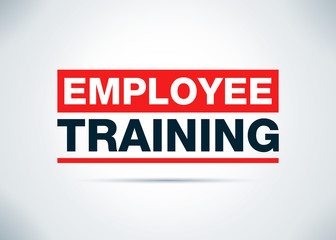 Employee Training Abstract Flat Background Design Illustration
