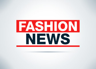 Fashion News Abstract Flat Background Design Illustration
