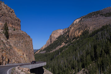 Fototapeta premium grand canyon in mountains