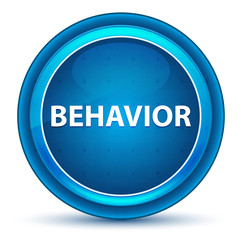 Behavior Eyeball Blue Round Button