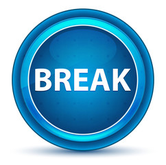 Break Eyeball Blue Round Button