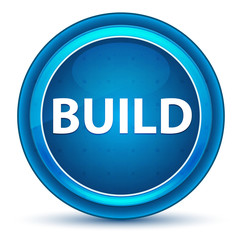 Build Eyeball Blue Round Button