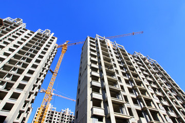 Fototapeta premium unfinished building