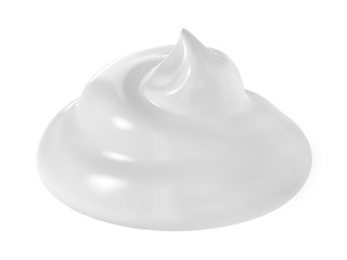 cosmetic cream isolated