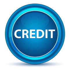 Credit Eyeball Blue Round Button