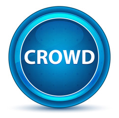 Crowd Eyeball Blue Round Button