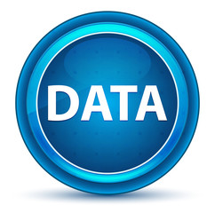 Data Eyeball Blue Round Button