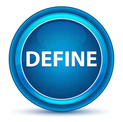 Define Eyeball Blue Round Button