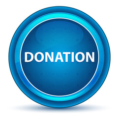 Donation Eyeball Blue Round Button