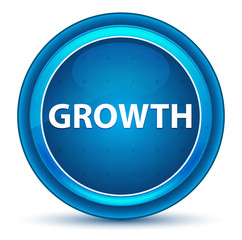 Growth Eyeball Blue Round Button