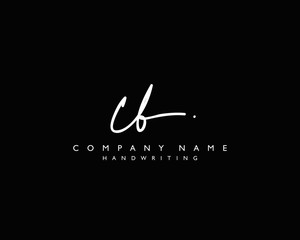 C B Initial handwriting logo