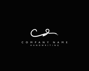 C D Initial handwriting logo