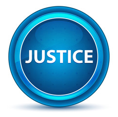 Justice Eyeball Blue Round Button