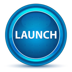 Launch Eyeball Blue Round Button