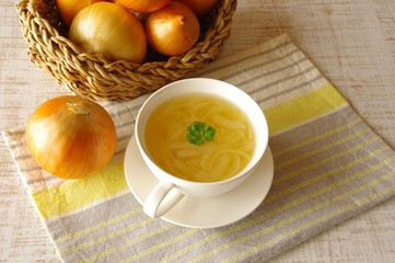 玉葱スープ　Onion soup