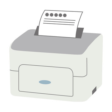 white printer printing paper clip art preview
