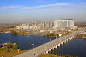 Obraz premium water park scenery in Luannan County