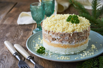Layered salad 
