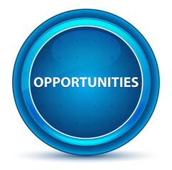 Opportunities Eyeball Blue Round Button