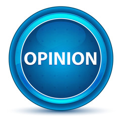 Opinion Eyeball Blue Round Button