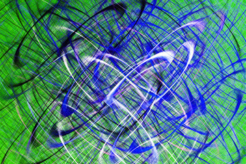 Abstract fantasy ornament pattern. Creative fractal design for greeting cards or t-shirts