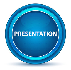 Presentation Eyeball Blue Round Button